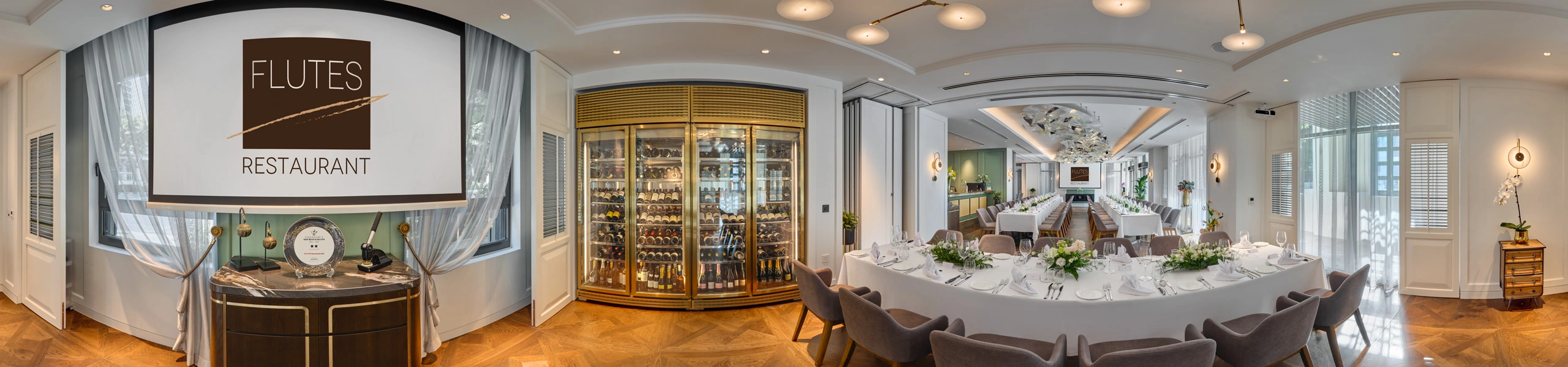 Flutes Restaurant Singapore 360 Virtual Tour