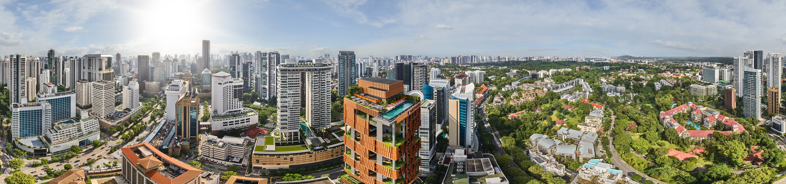 Artyzen Singapore Hotel aerial 360 panorama